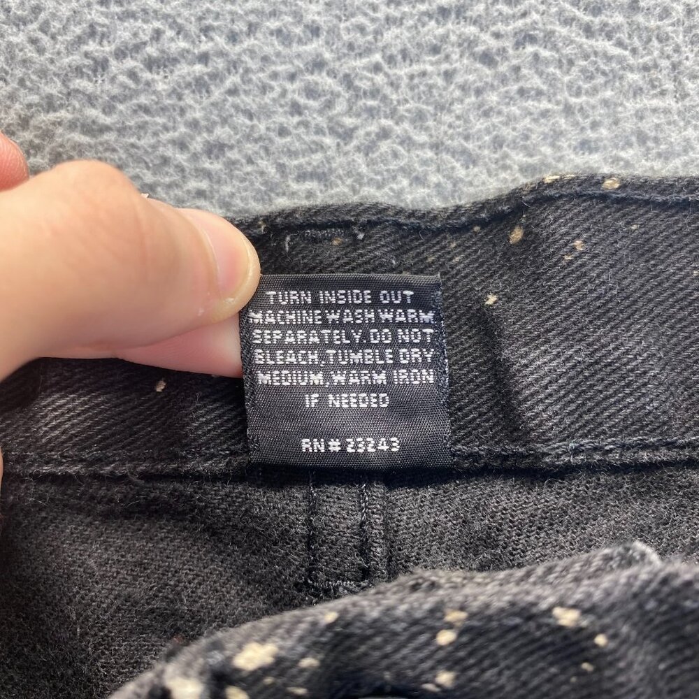 New York & Company Women's Boot Cut Black Jeans‎ Dark Wash Stretch Size 14Petite - Picture 10 of 13